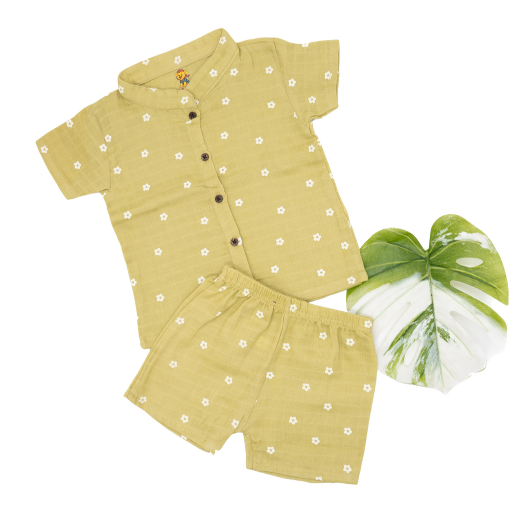 Muslin Shorts Set