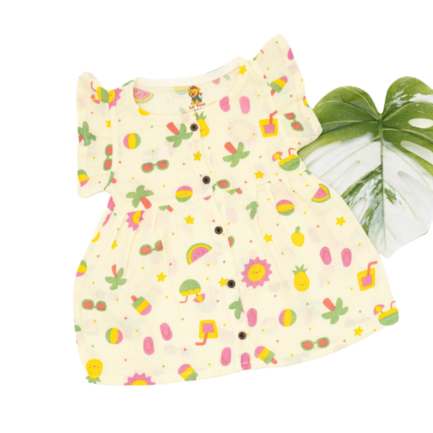 Muslin Colour Frock